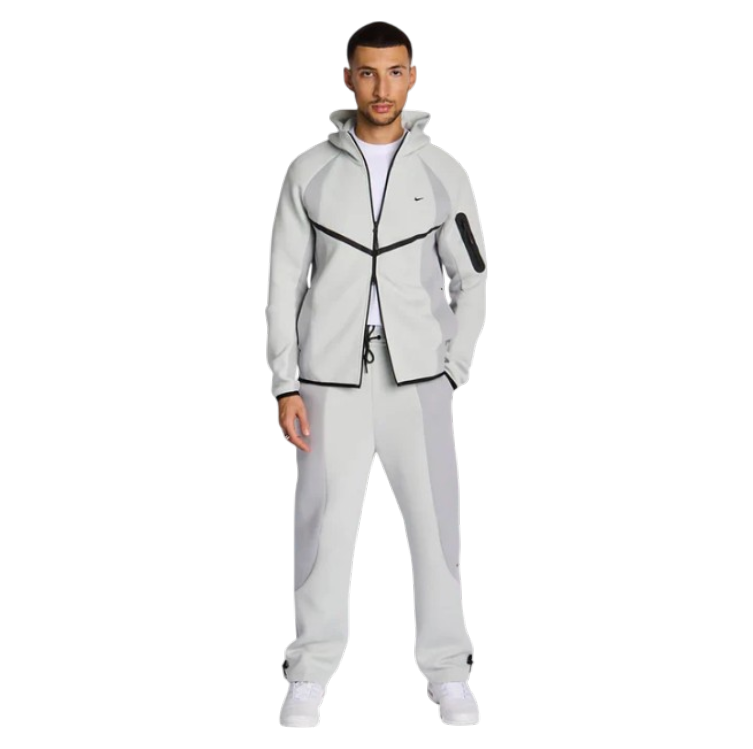 Black & Off white Tech Fleece