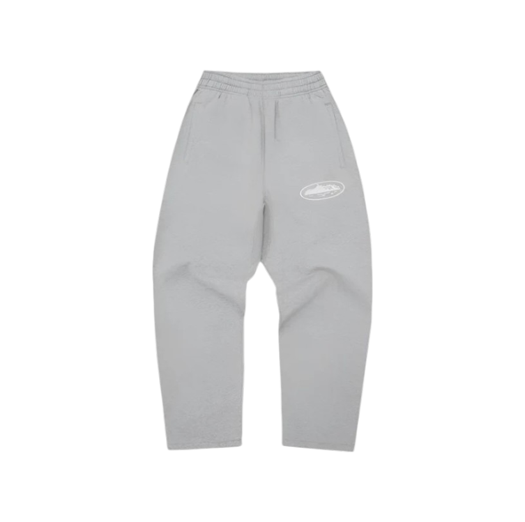 RTW Island Puff Print Open Hem Pant - Heather Grey