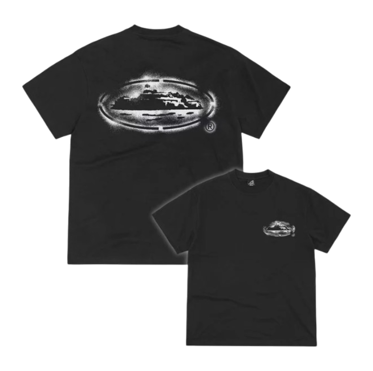 RTW Stencil T-Shirt - Black / White