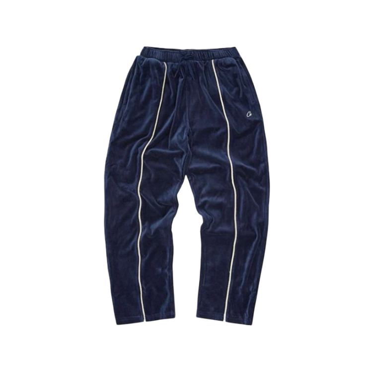 RTW VVS Uptown Velour Track Pants - Navy