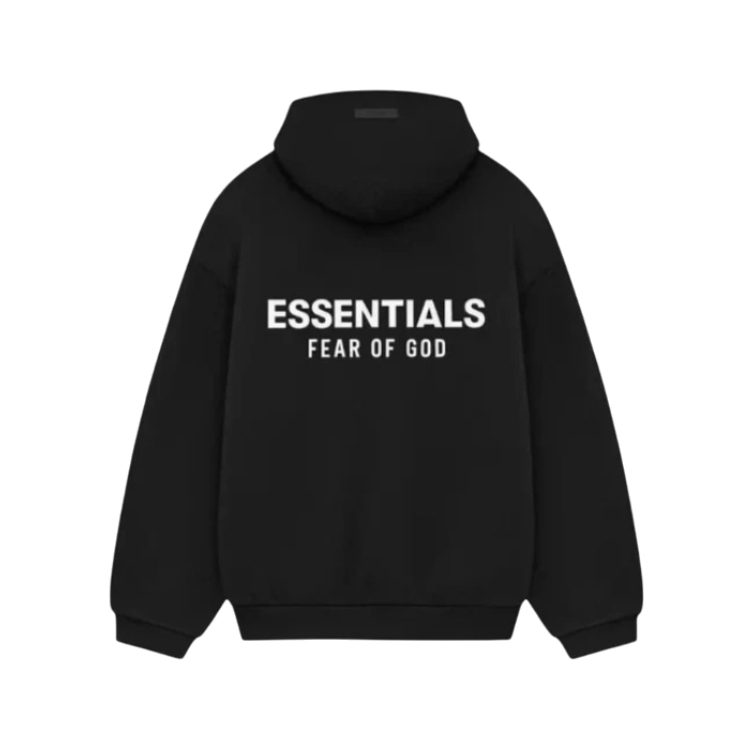 Fear of God Essentials Fleece Hoodie (FW24) Black