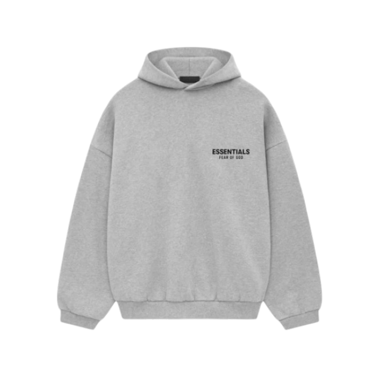 Fear of God Essentials Fleece Hoodie (FW24) Light Heather Gray