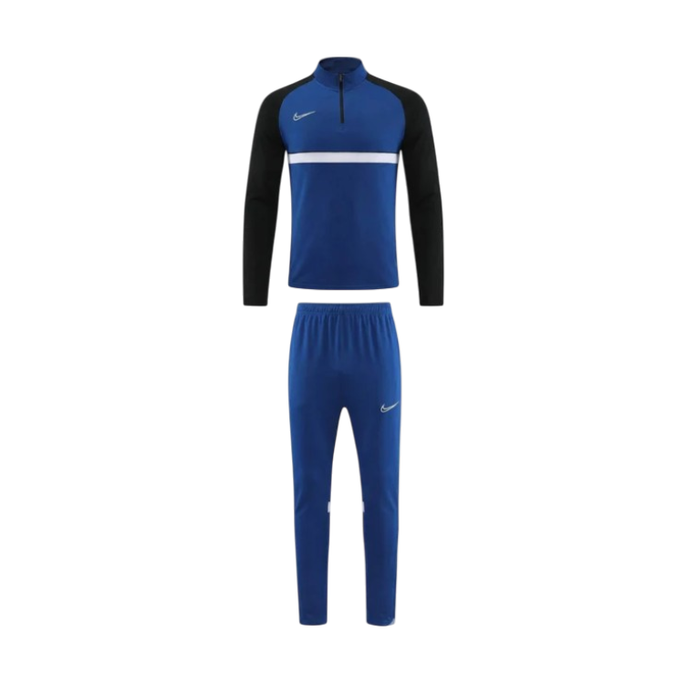 Nike Light Blue & White 1/4 Zip Tracksuit