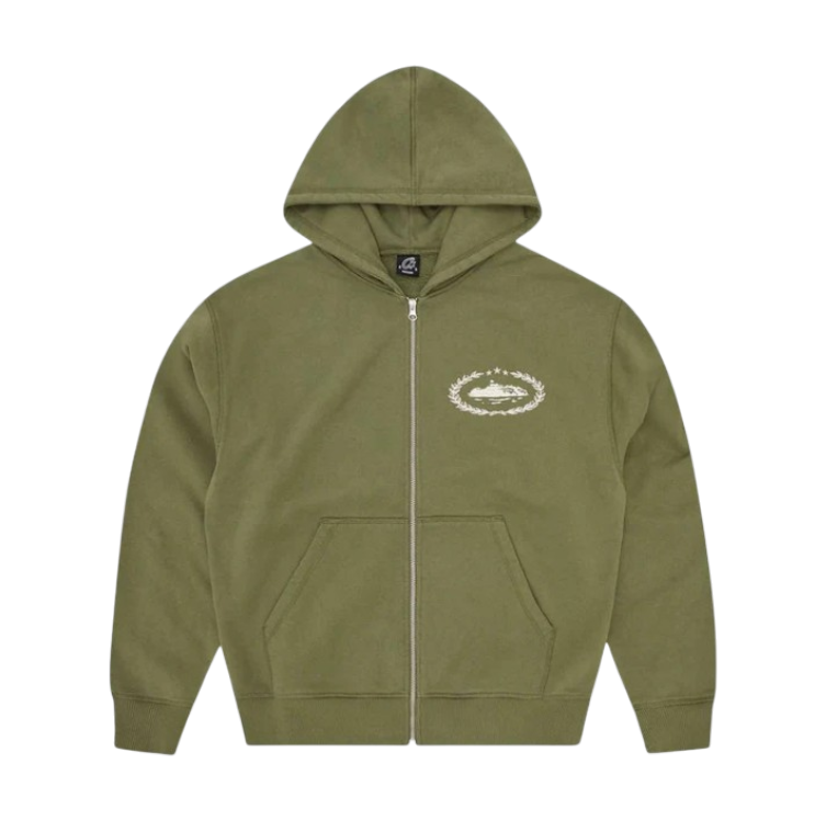 RTW Superior Royale Zip Hoodie - Olive