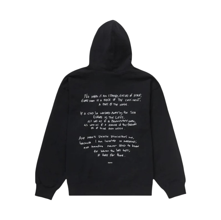 RTW x Supreme Superior Hoodie - Black / White