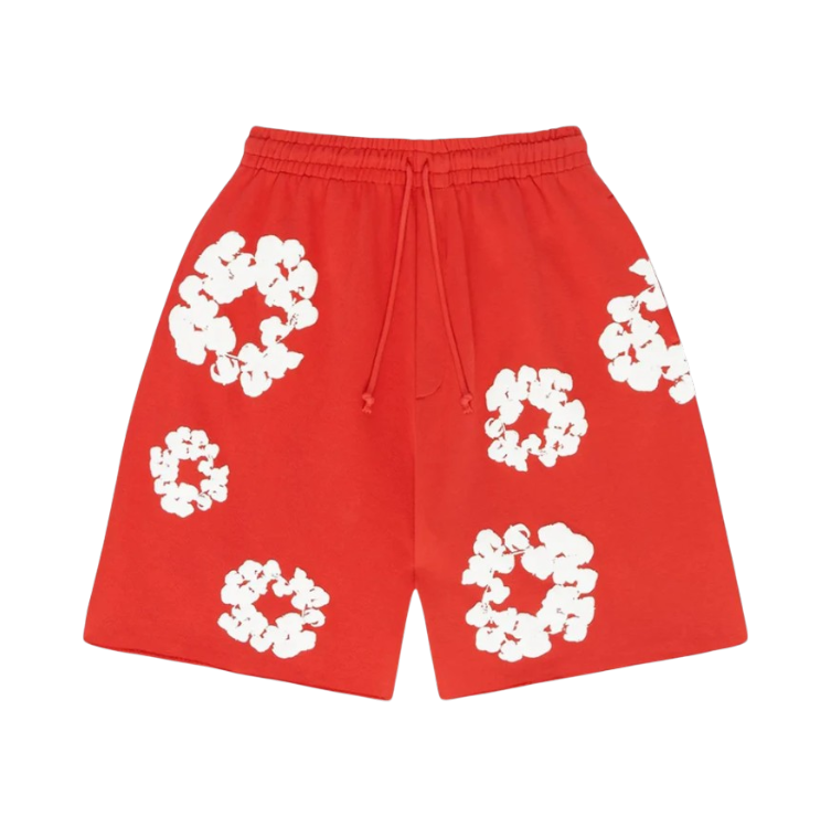 Red Denim Tears Shorts