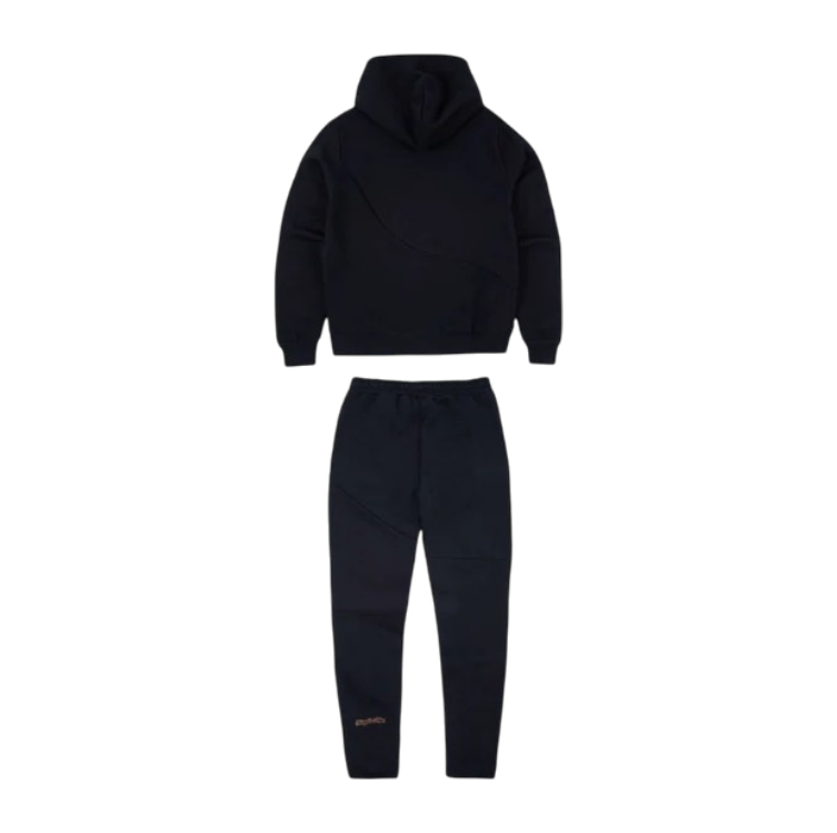 Syna World Logo Slice Tracksuit - Black / Rose Gold