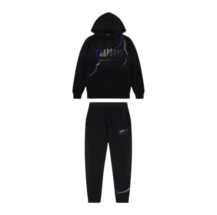 Trapstar Chenille Decoded Hooded Tracksuit - Lightning Edition