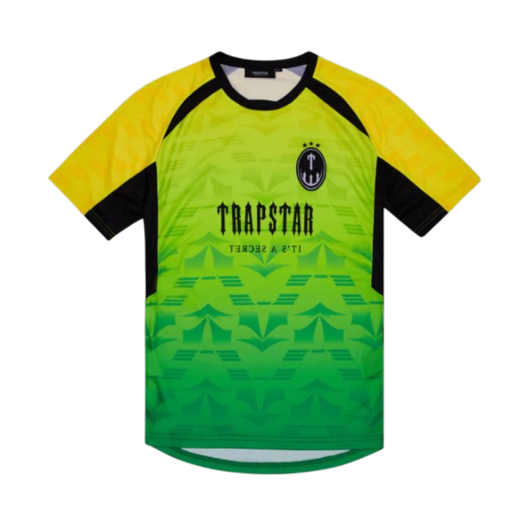 Trapstar Irongate Carnival Edition Football Jersey - Yellow/Green