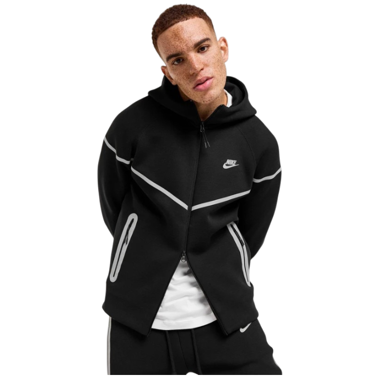 Black Refelctive Tech Fleece