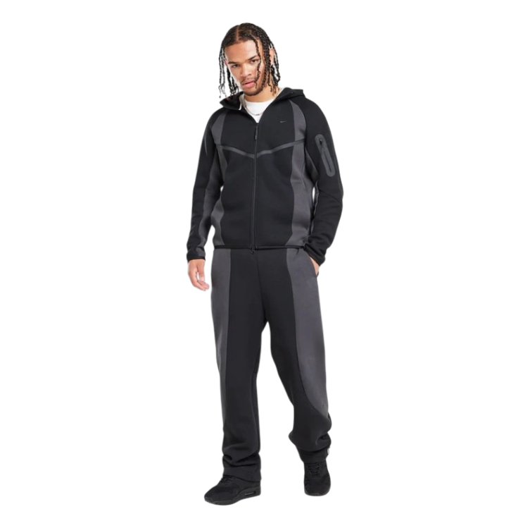 Black & Grey Tech Fleece