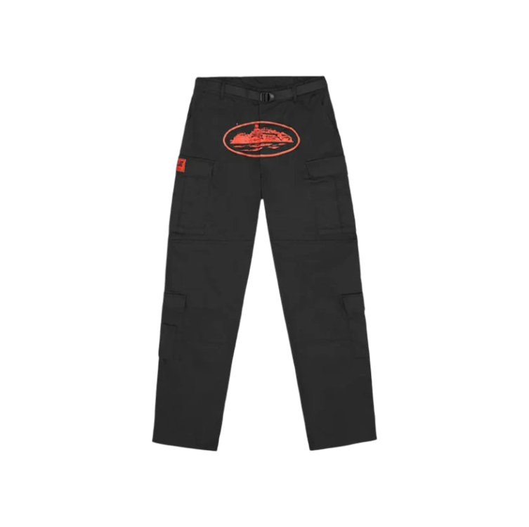 RTW Alcatraz Guerillaz Cargo Trouser - Black / Red