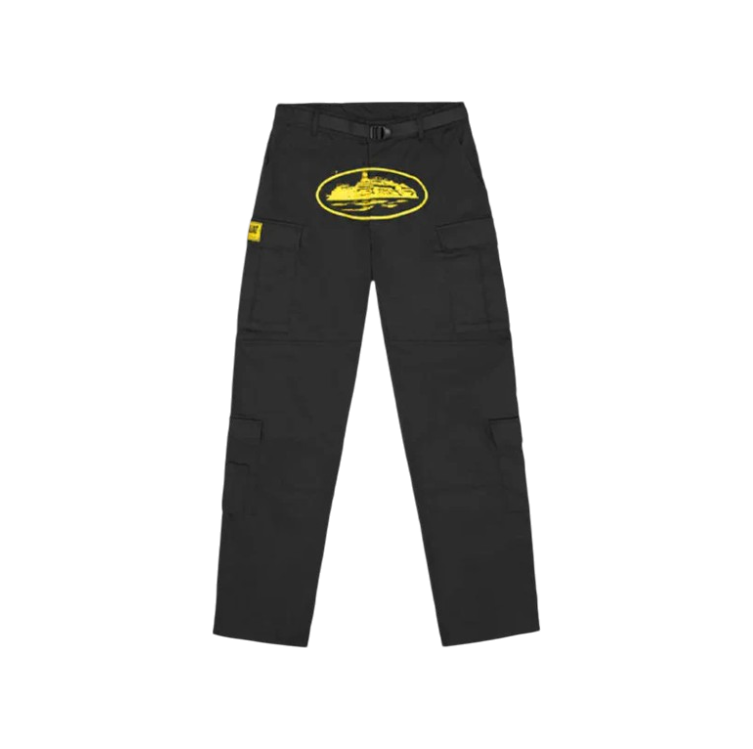 RTW Alcatraz Guerillaz Cargo Trouser - Black / Yellow
