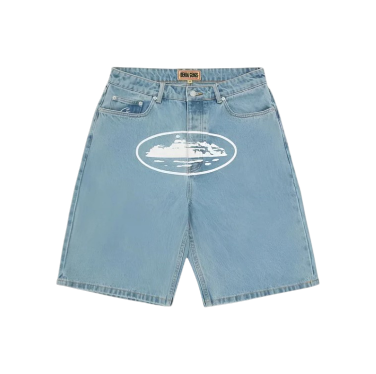 RTW Baggy Denim Shorts - Stonewash
