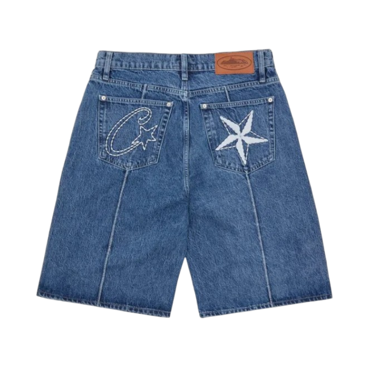 RTW C-Star Denim Jorts - Faded Blue