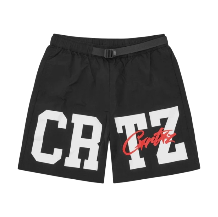 RTW Crtz Nylon Shorts - Black / White