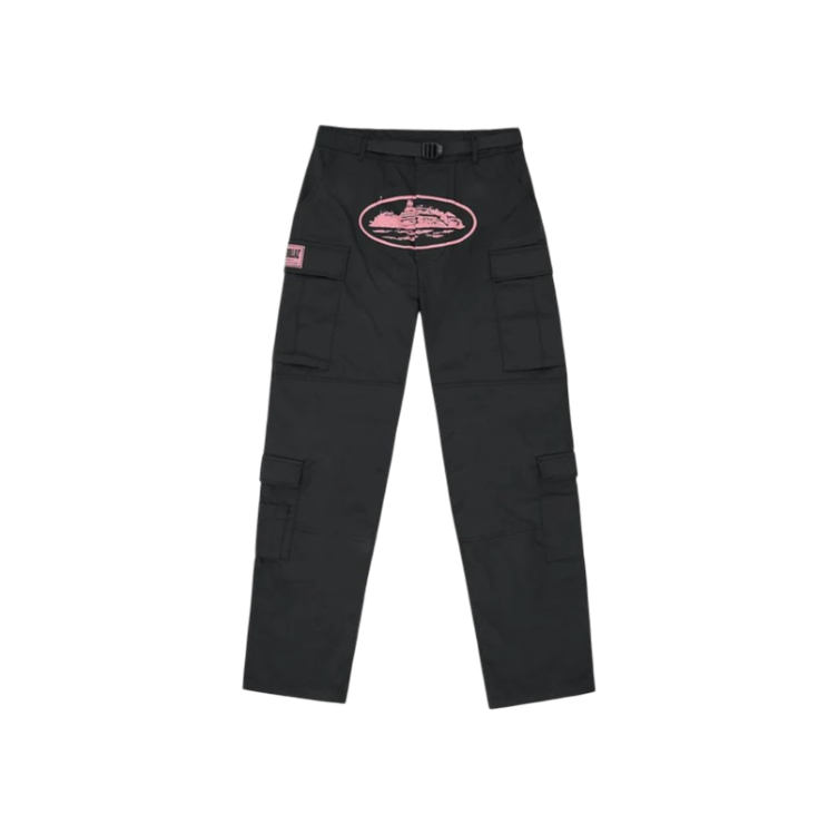 RTW Guerillaz Alcatraz Cargo Trouser - Black / Pink