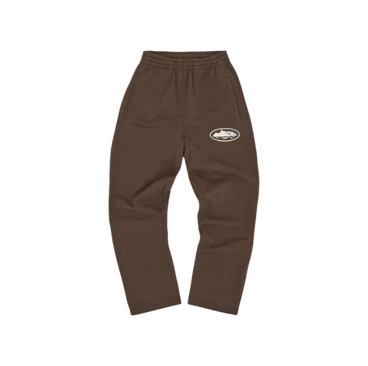 RTW Island Puff Print Open Hem Pant - Brown
