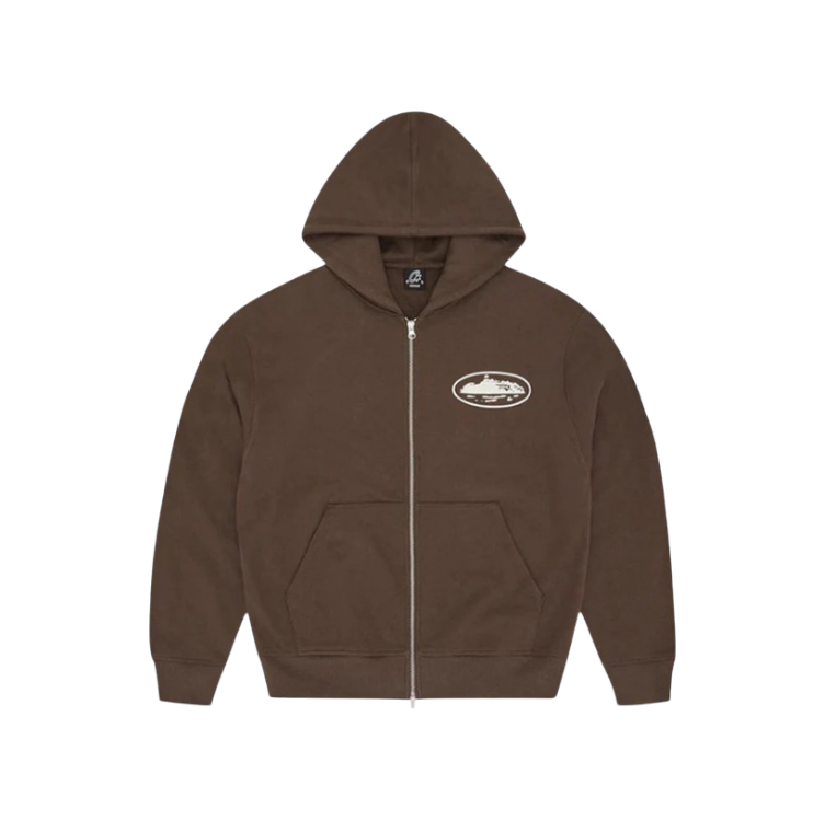 RTW Island Puff Print Zip Hoodie - Brown Sale price£146.97