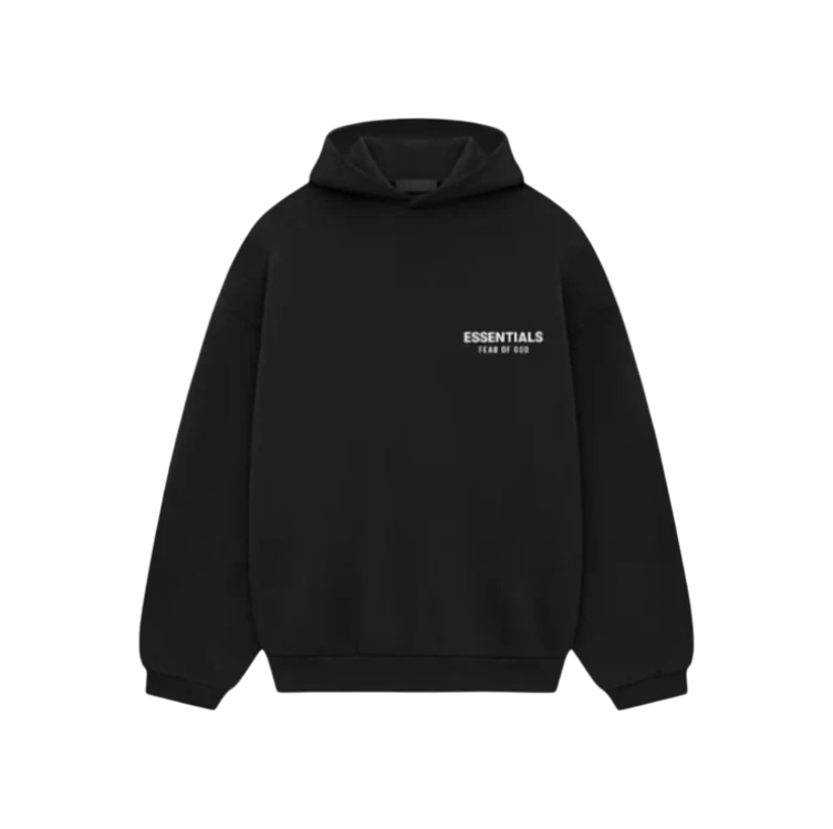 Fear of God Essentials Fleece Hoodie (FW24) Black
