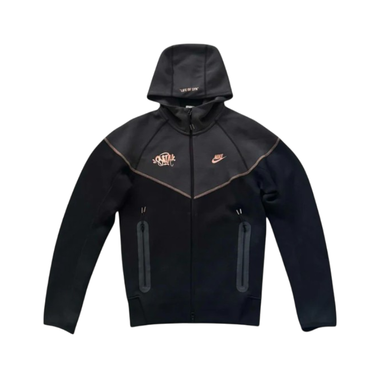 Nike x Syna World Tech Fleece Tracksuit - Black / Bronze