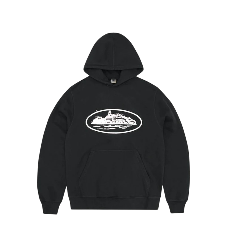 RTW Alcatraz Hoodie - Black / White
