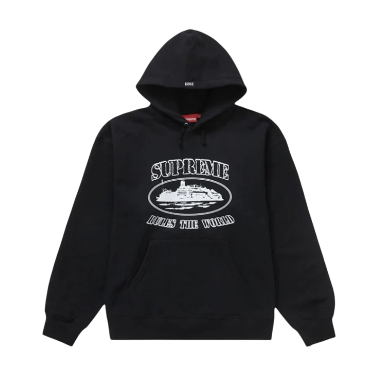 RTW x Supreme Superior Hoodie - Black / White