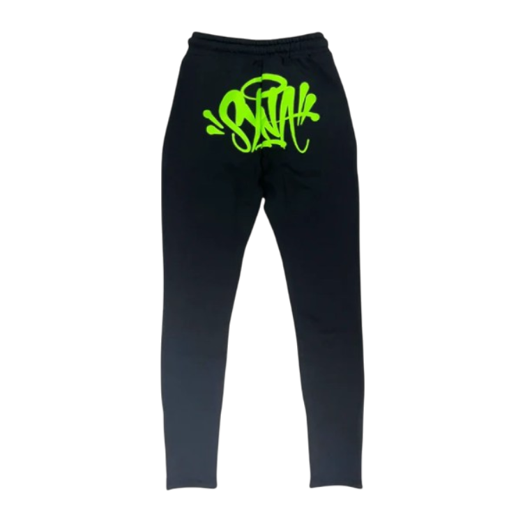 Syna Logo Tracksuit - Black / Green