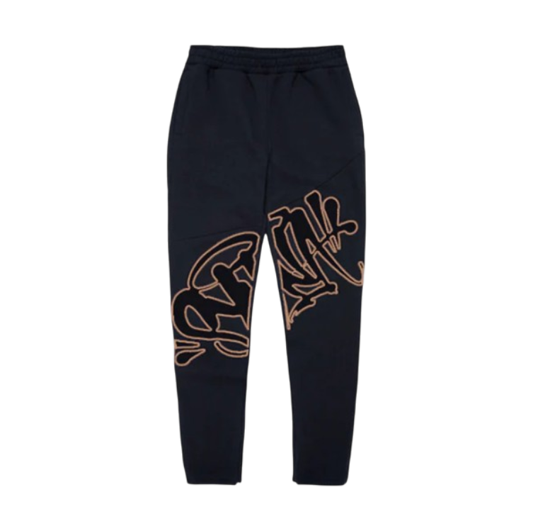 Syna World Logo Slice Tracksuit - Black / Rose Gold