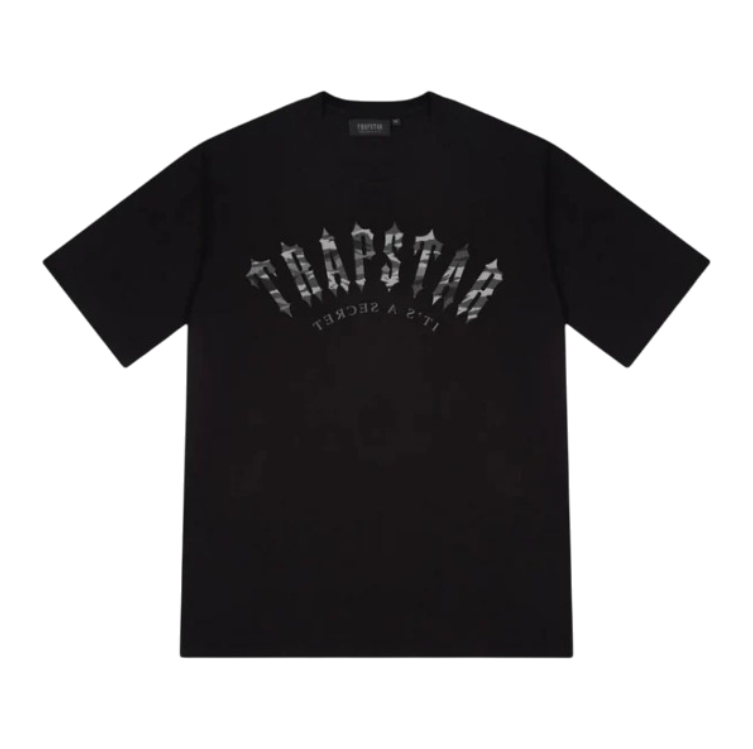 Trapstar Arched Irongate T-Shirt - Black Camo