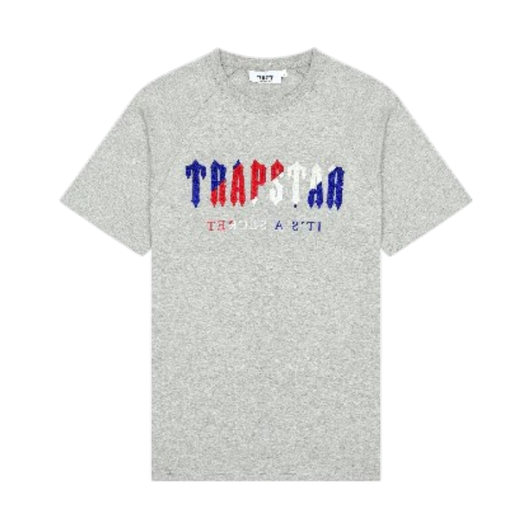 Trapstar Chenille Decoded T-Shirt - Grey Revolution Edition