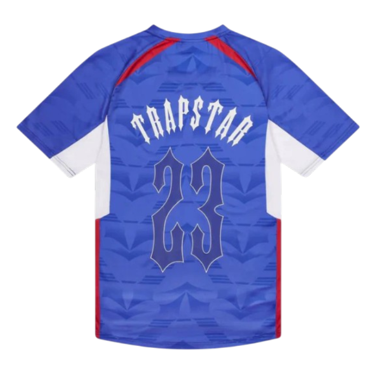 Trapstar Irongate Football Jersey - Blue/Red/White