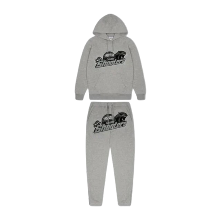 Trapstar Shooters Tracksuit - Grey Monochrome